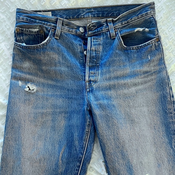 Levi’s Premium 501 Original Fit Women’s Straight Jeans Size 8/10 W29 - Picture 9 of 9
